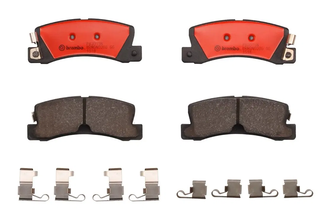 P83015N – BREMBO Brake Pad, FMSI Number D325-7223 Ceramic Set Of 4 With Hardware